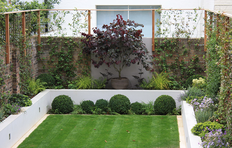 Terraced Garden Holland Park Emma Griffin Garden Design